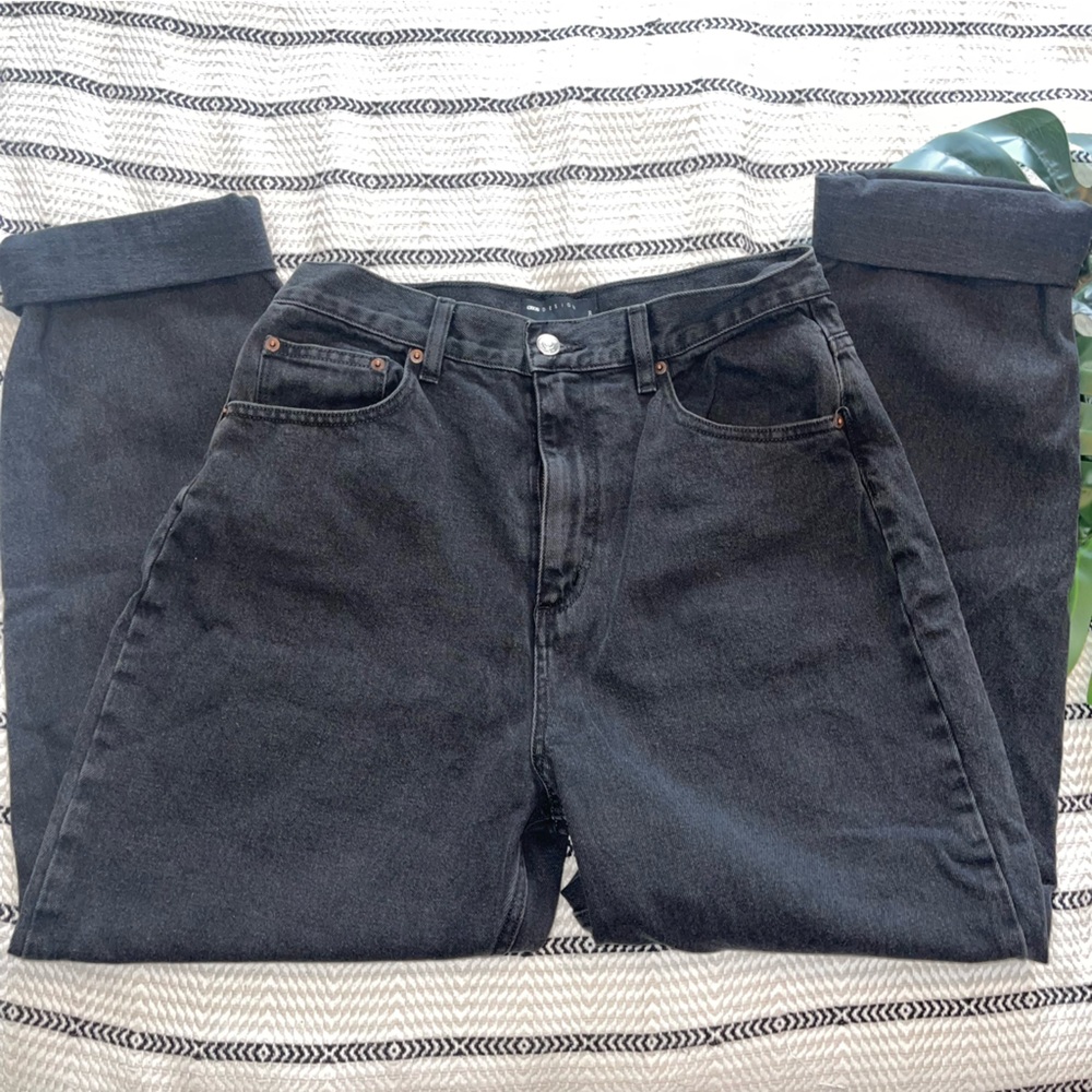 NWOT ASOS Design slouchy mom jeans in washed black